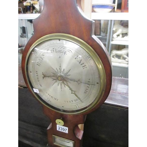 2397 - A Victorian barometer in good condition.