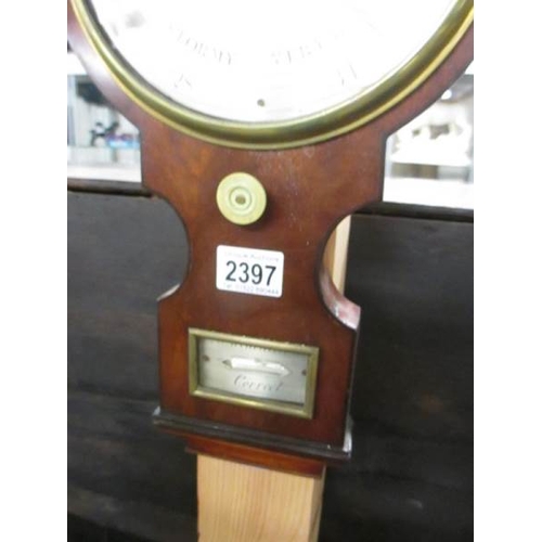 2397 - A Victorian barometer in good condition.