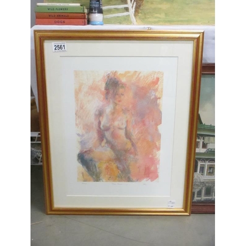 2561 - Maureen Jordan S.B.A. (b.1941) Artist signed limited edition lithographic print 801/850 of an impres... 