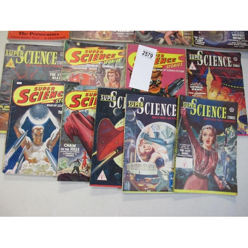 2579 - A good collection of 13 early Super Science Stories magazines