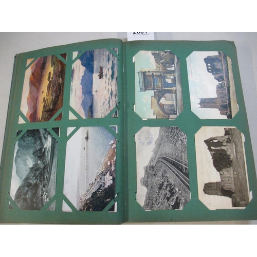 2601 - A good postcard album including military, topographical, comic etc (approx 240 postcards, a selectio... 