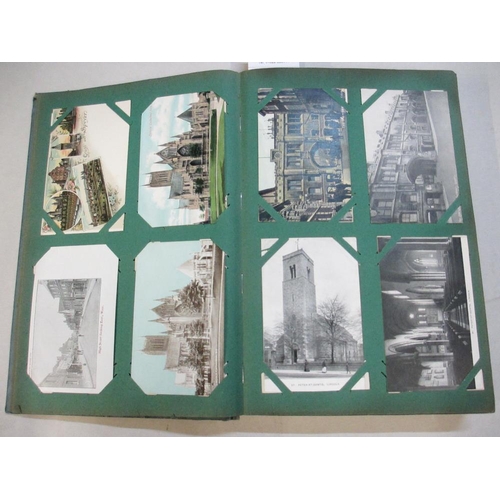 2601 - A good postcard album including military, topographical, comic etc (approx 240 postcards, a selectio... 