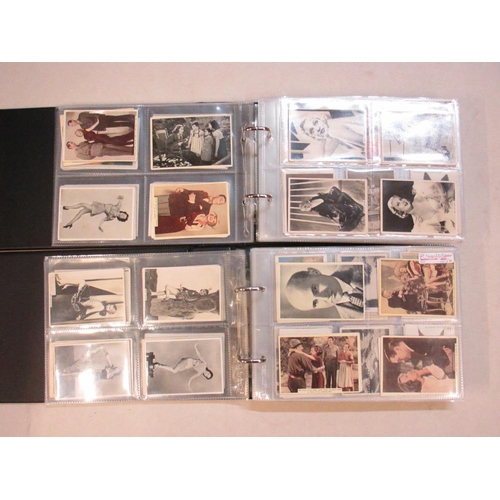 2608 - Approximately 800 larger format cards in two albums including Players, Mount Everest and Beauties in... 