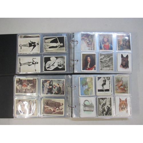 2608 - Approximately 800 larger format cards in two albums including Players, Mount Everest and Beauties in... 