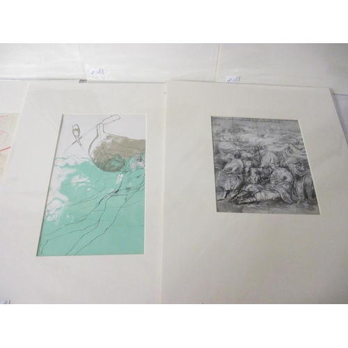 2551 - Pablo Picasso lithographic print (Mourlot) circa 1958, 2 x Elisabeth Frink lithographic prints circa... 