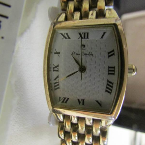 2475 - A Pierre Cardin ladies wrist watch in working order.