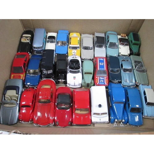 2625 - Box containing various die cast cars