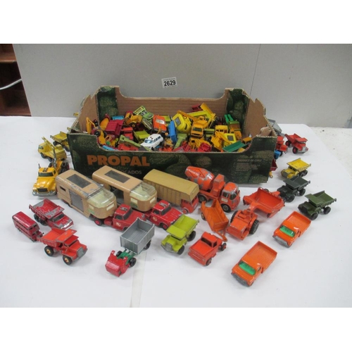 2629 - Box containing various Lesney Matchbox die cast models