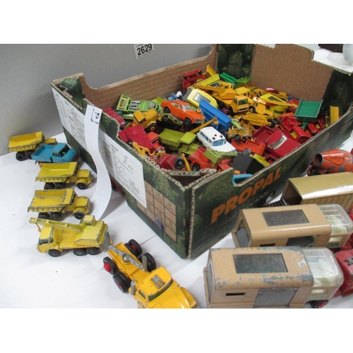 2629 - Box containing various Lesney Matchbox die cast models