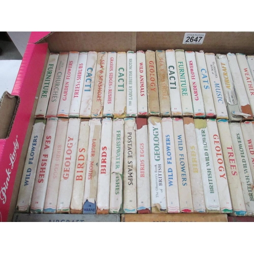 2647 - Box containing 70 vintage Observers books