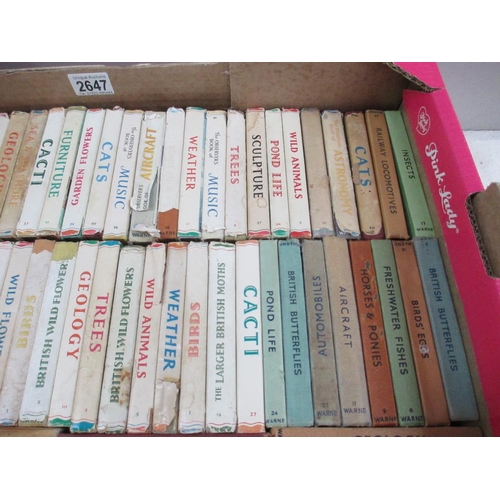 2647 - Box containing 70 vintage Observers books