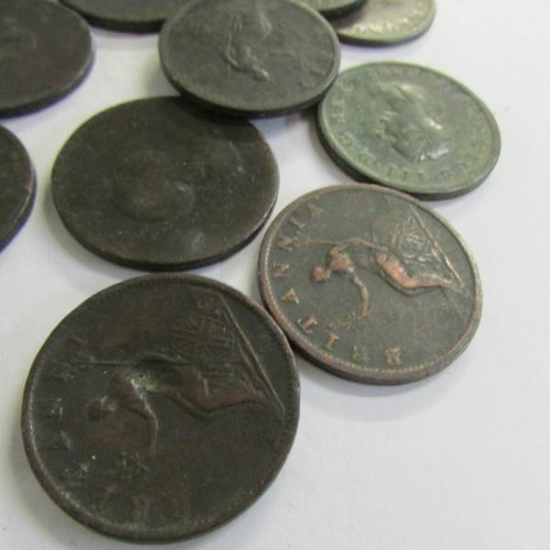 2489 - 20 old coins (mainly early 19th century).