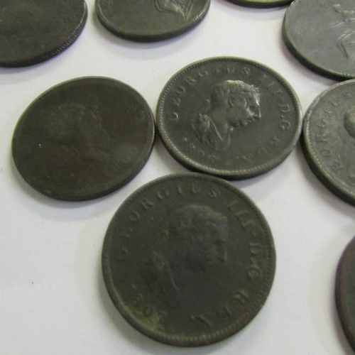 2489 - 20 old coins (mainly early 19th century).