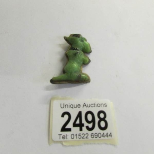 2498 - A Scottie dog brooch.