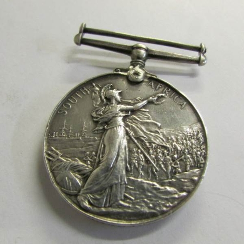 2503 - 2 Victorian silver medals (one made in to a brooch).