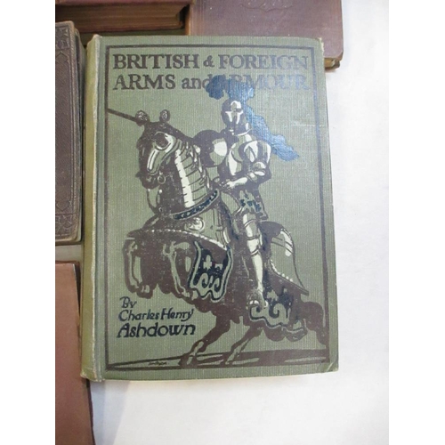 2600 - A good selection of 12 Antiquarian and Collectable books including British & Foreign Arms and Armour... 