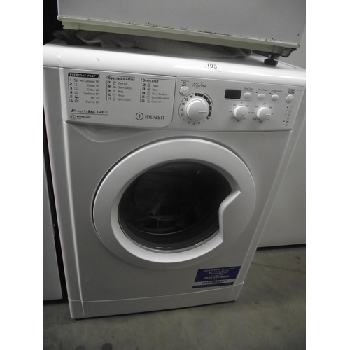 103 - An Indesit washing machine