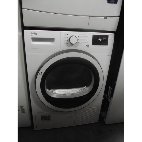 106 - A Beko tumble dryer (condenser)