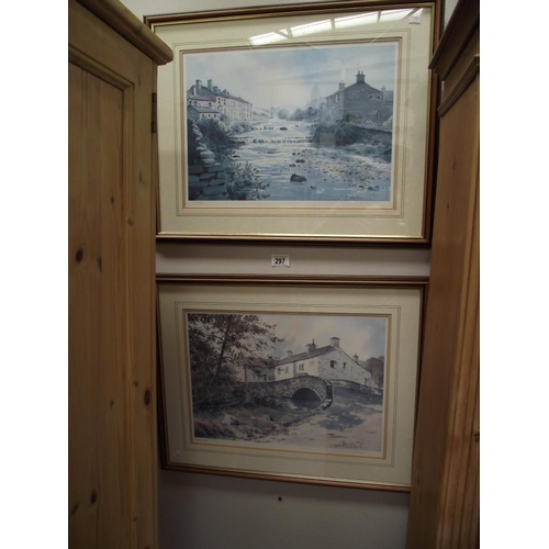 297 - 2 Framed and glazed limited edition prints by J.Beddows