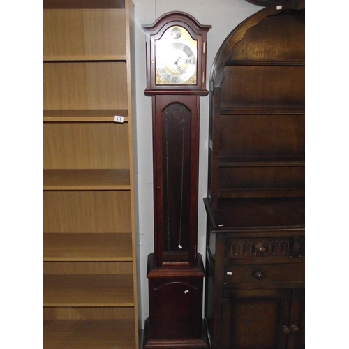 516 - A modern Acctim long case clock (approximately 5ft tall)