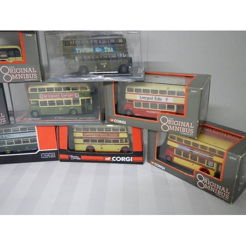 152 - Ten Corgi 176 scale Original Omnibus die cast buses/