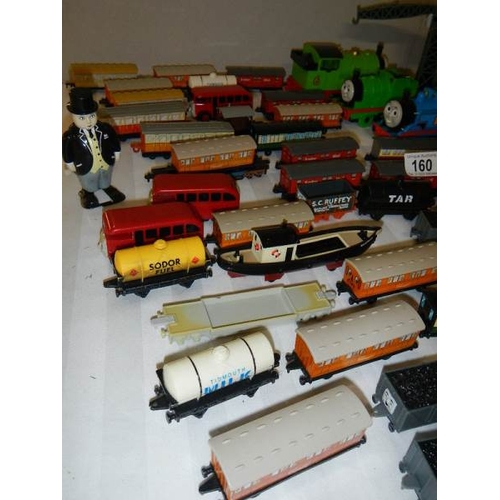 160 - A good mixed lot of Thomas The Tank Engine toys.