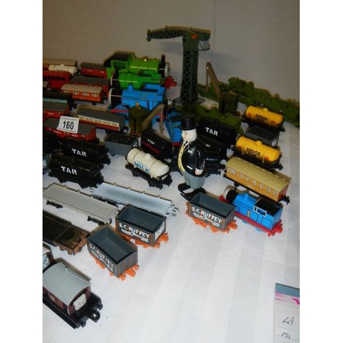 160 - A good mixed lot of Thomas The Tank Engine toys.