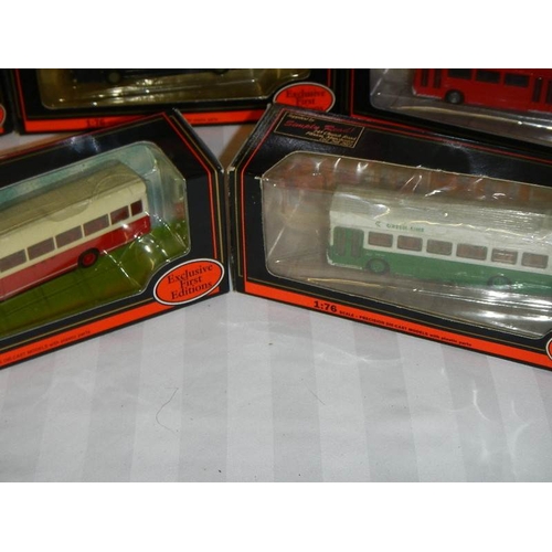 171 - Eight 176 scale Giblow Exclusive First Editions (EFE) buses.