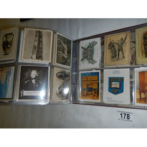 178 - Approximately 800 larger format cards in 2 albums including Players, Mount Everest Beauties in both ... 