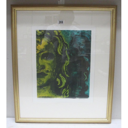 269 - Pamela Guille A.R.C.A. Artist's proof screenprint entitled 'Eye of the beholder' pencil signed and t... 