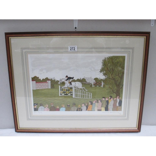 272 - Vincent Haddelsey (1934-2010) Artist's proof limited edition lithographic print 7/34 equestrian them... 