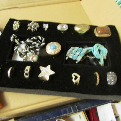 58 - A large quantity of various rings, brooches etc.,