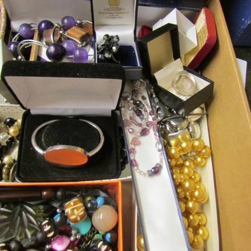 58 - A large quantity of various rings, brooches etc.,