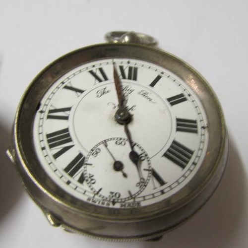 7 - A silver Fuzee pocket watch dated 1873 and a further pocket watch stamped 'The Big Ben Watch' L.W.M.... 