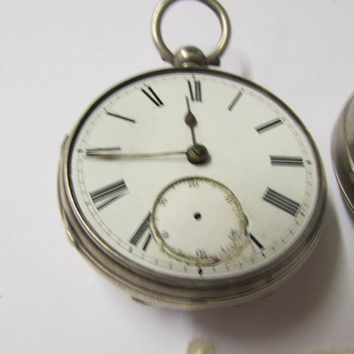 7 - A silver Fuzee pocket watch dated 1873 and a further pocket watch stamped 'The Big Ben Watch' L.W.M.... 