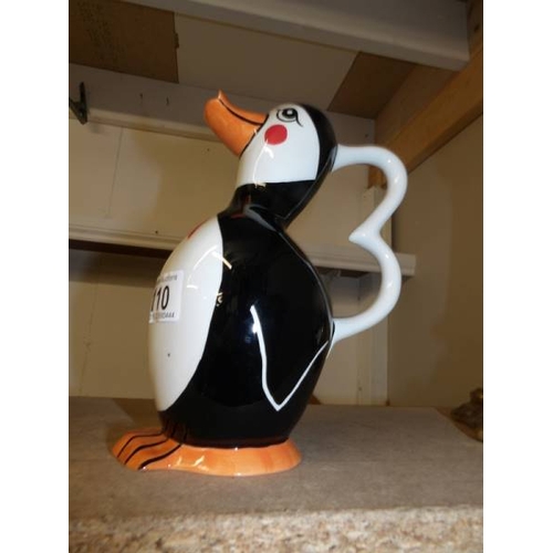 110 - A Lorna Bailey 'Penguin' jug.