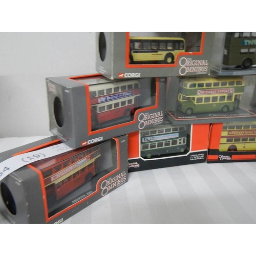 152 - Ten Corgi 176 scale Original Omnibus die cast buses/