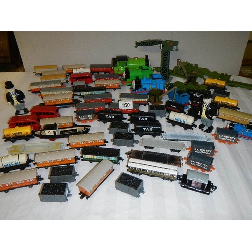 160 - A good mixed lot of Thomas The Tank Engine toys.