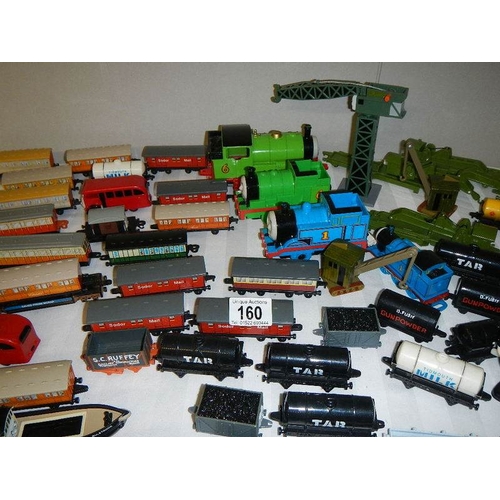 160 - A good mixed lot of Thomas The Tank Engine toys.