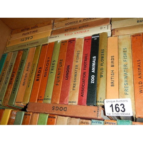 163 - A box containing 70 Observer's books.