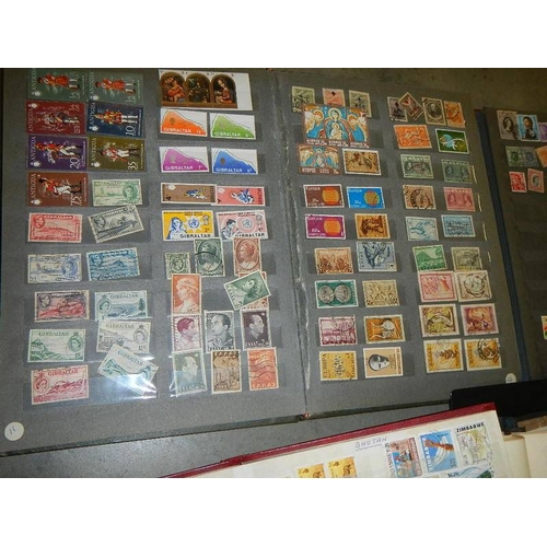 190 - Ten albums of worldwide stamps, mint & used, early to mid 20th century.