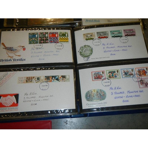 191 - Seven albums of first day covers including Great britain.