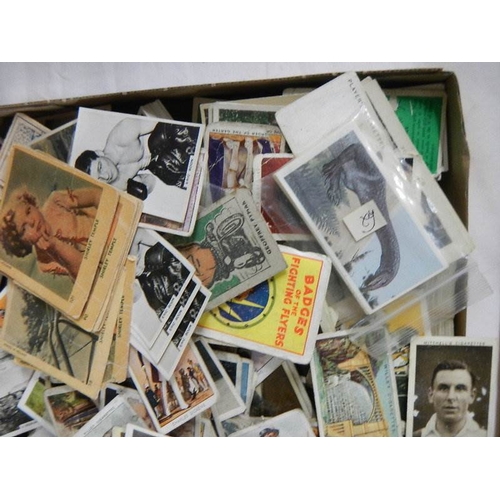 202 - Approximately 200 loose tea and cigarette cards including Wills, Players, Gallaher etc.,