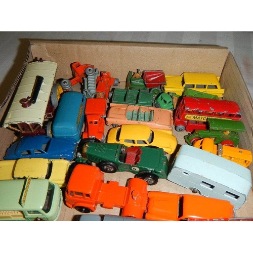 206 - A good selection of early Lesney Matchbox vehicles in good condition.