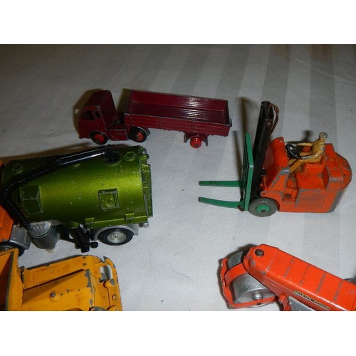 209 - A quantity of Dinky commercial vehicles including Bedford, road roller etc.,