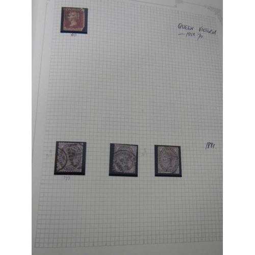 239 - 3 albums of GB stamps from Queen Victoria to Queen Elizabeth II, values are mint/used.