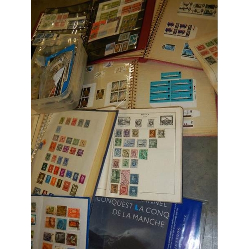 240 - 1 box of albums and accessories, mainly all world/Europe values.