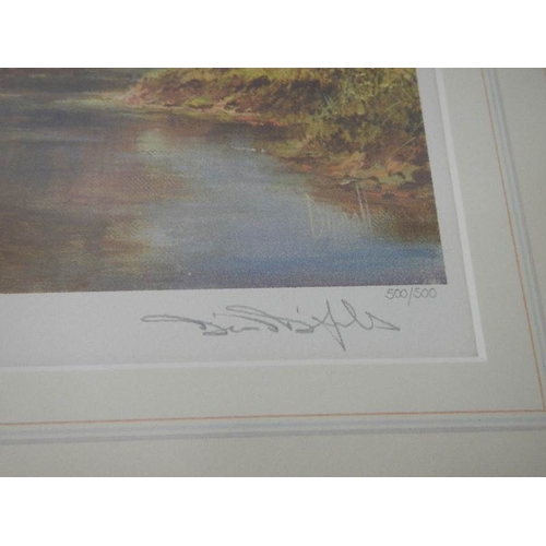 245 - A limited edition print, 500/500, signed, Southern England landscape, by renowned British landscape ... 