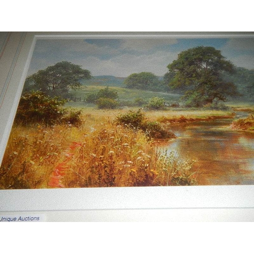 245 - A limited edition print, 500/500, signed, Southern England landscape, by renowned British landscape ... 