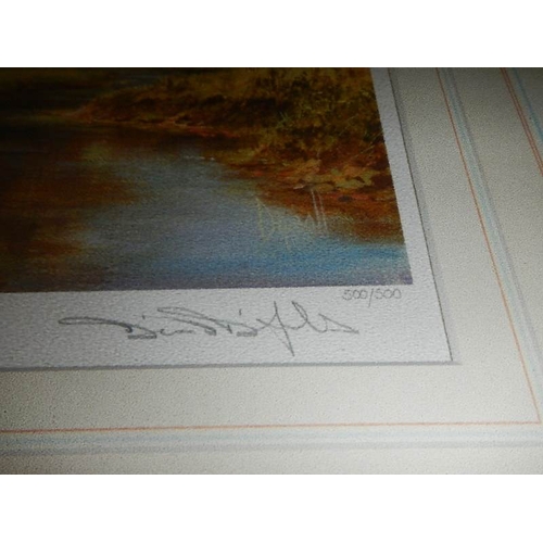 245 - A limited edition print, 500/500, signed, Southern England landscape, by renowned British landscape ... 